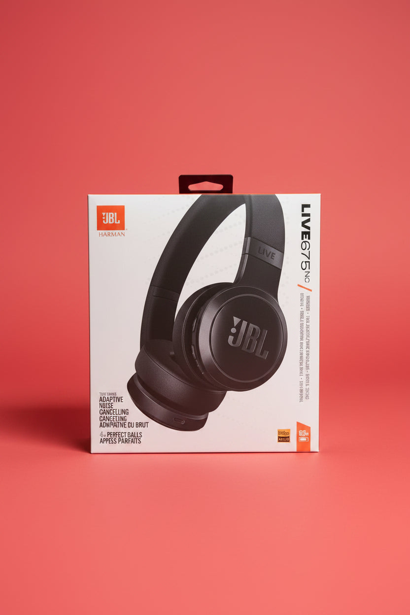 JBL Tune 675NC Wireless Noise Cancelling Headphones featuring JBL Pure Bass Sound, Bluetooth connectivity, Adaptive Noise Cancelling, and all-day comfort. Perfect for music, calls, travel, work, and everyday listening.
Refurbished