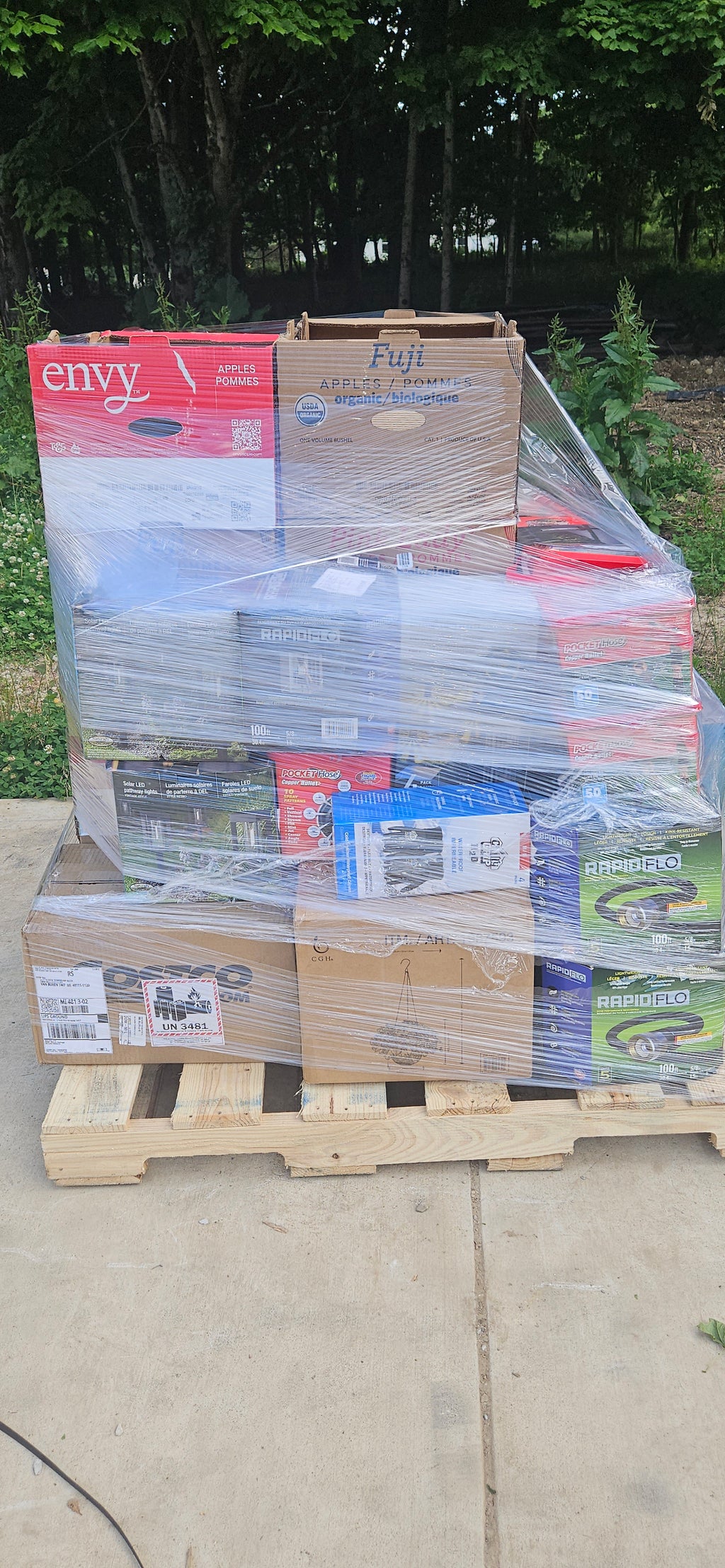 Costco L&G 4 Pallets Manifested